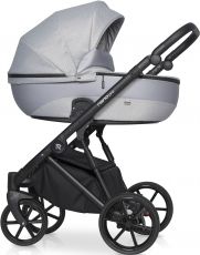 Детская коляска 2 в 1 Riko Nano Pro 01 Grey Fox (серая кожа – серая ткань)